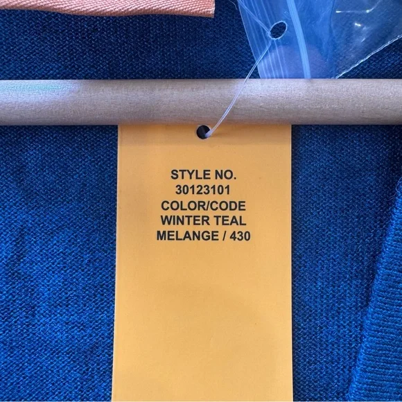 Tory Burch Merino Wool Cardigan – Winter Teal 💙✨ - Picture 5 of 12